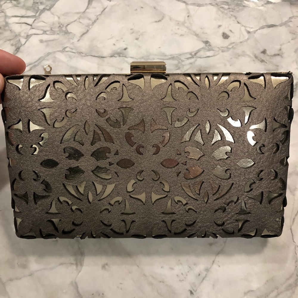 Big Buddha gold clutch